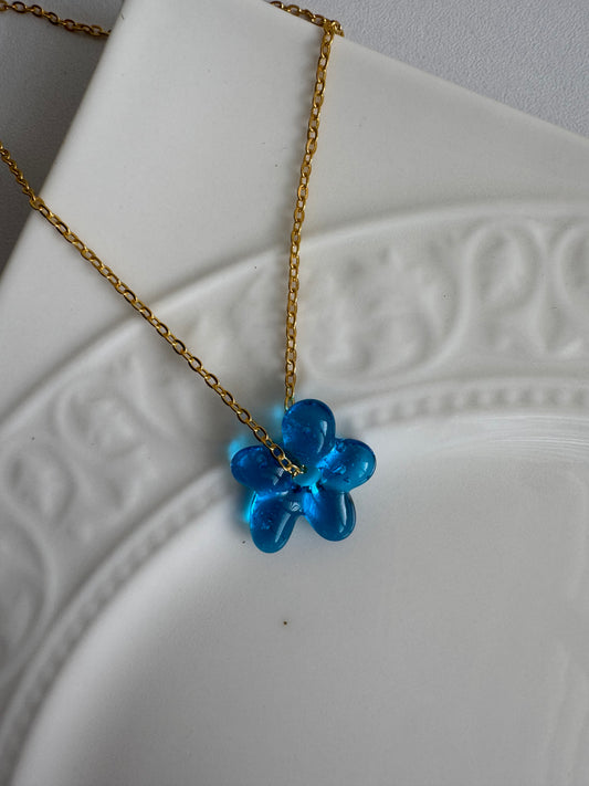 Aqua Bloom Necklace